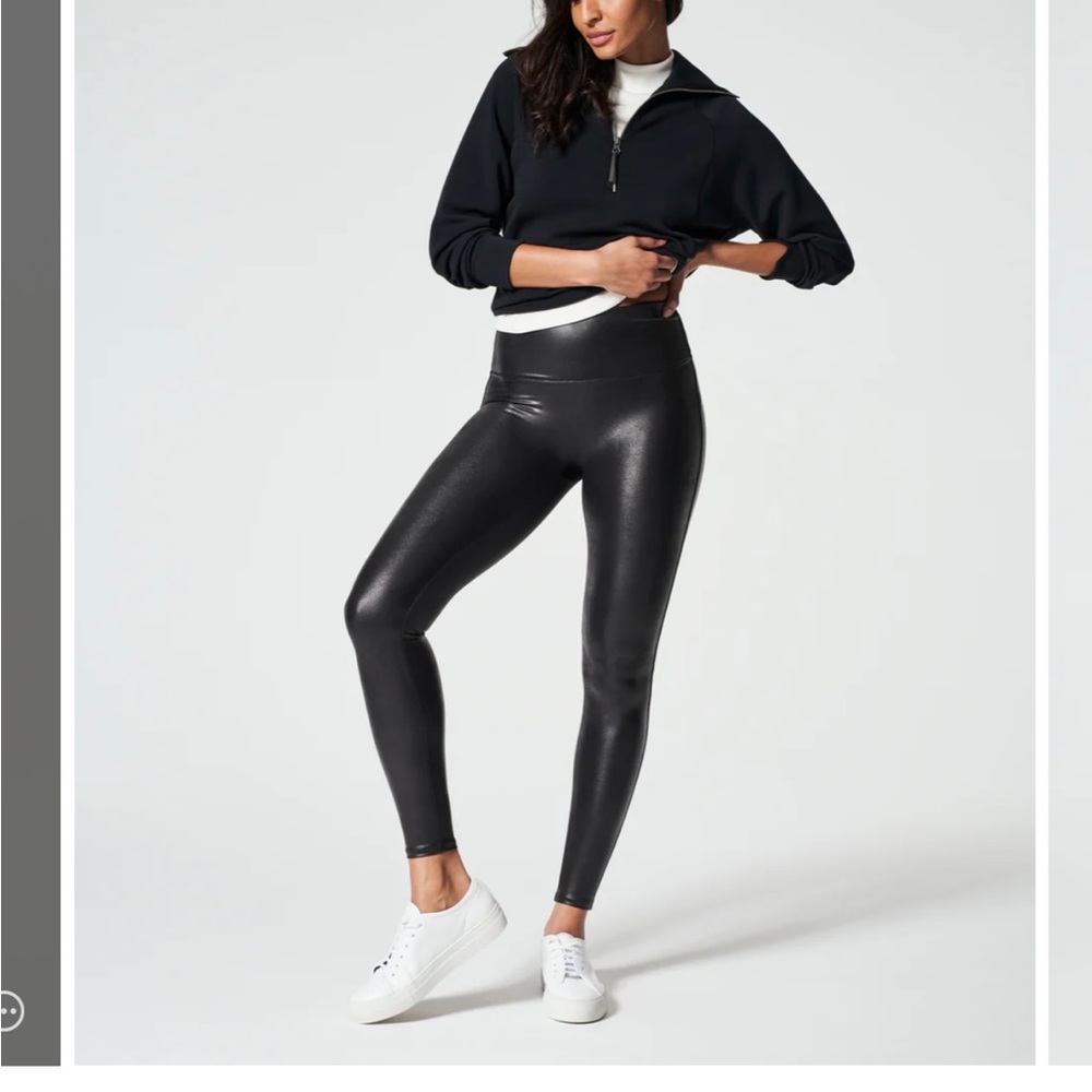 NEW!! SPANX faux leather leggings